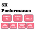 Performance 5k Training Plan