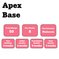 Apex Base Training Plan